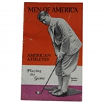 1929 Bobby Jones Men of Amedrica American Athletes Booklet Also with Rogers Hornsby