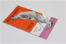 1929 Bobby Jones 'Men of Amedrica' American Athletes Booklet Also with Rogers Hornsby