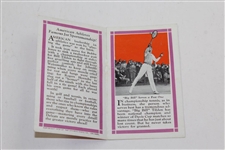 1929 Bobby Jones 'Men of Amedrica' American Athletes Booklet Also with Rogers Hornsby