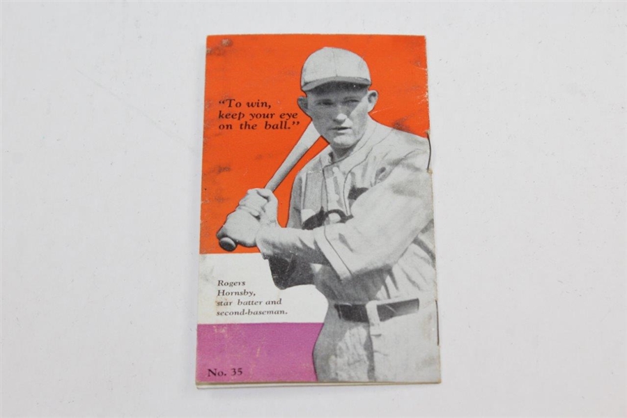 1929 Bobby Jones 'Men of Amedrica' American Athletes Booklet Also with Rogers Hornsby
