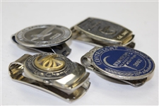 Two Las Vegas Invitational Contestant Badges & Two Turning Stone Resort Contestant Clips