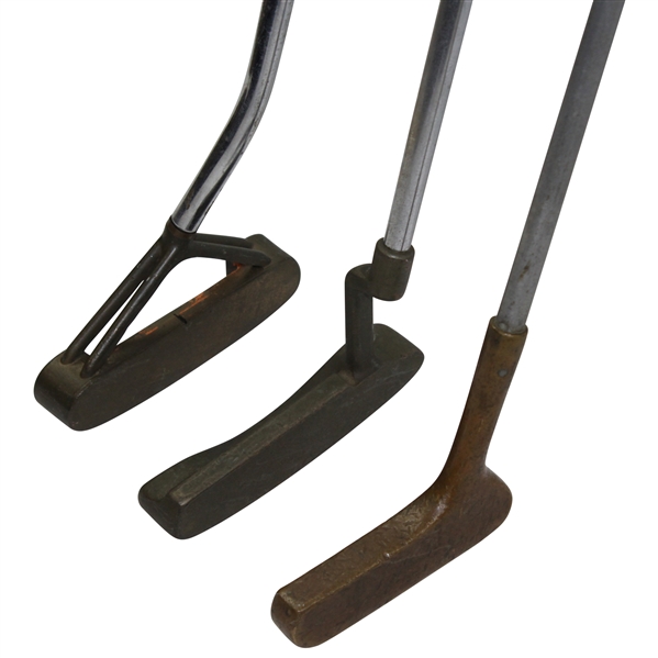 Three (3) Putters - PING A-Blade, Spider A Frame, & California Golf Products Putter 