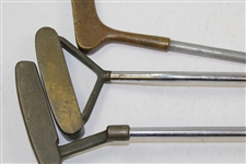 Three (3) Putters - PING A-Blade, Spider A Frame, & California Golf Products Putter 