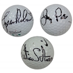 Curtis Strange, Jerry Pate, & Loren Roberts Signed Personal Used Golf Balls JSA ALOA