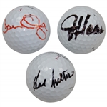 Hal Sutton, Jay Haas, & Signed Personal Used Golf Balls JSA ALOA