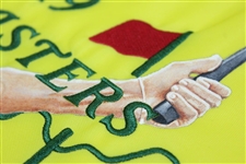 Tiger Woods Signed Custom 1/1 Painted 2019 Masters Embroidered Flag JSA FULL #BB22391