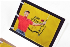 Tiger Woods Signed Custom 1/1 Painted 2019 Masters Embroidered Flag JSA FULL #BB22391