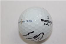 Greg Norman Signed The Players Logo Golf Ball JSA #LL49620