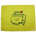 Dustin Johnson Signed 2020 Masters Embroidered Flag JSA FULL #BB22392
