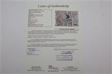 Multi-Champs Signed 2015 US Open at Chambers Bay Embroidered Flag JSA #BB64033