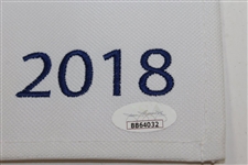 Champions Multi-Signed The Players Championship Embroidered Flag JSA FULL #BB64032