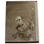 Charles Coody Signed 4/9/1971 Masters Press Photo JSA ALOA