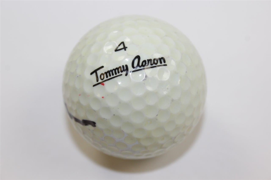 Tommy Aaron Signed Personal Model Golf Ball JSA ALOA