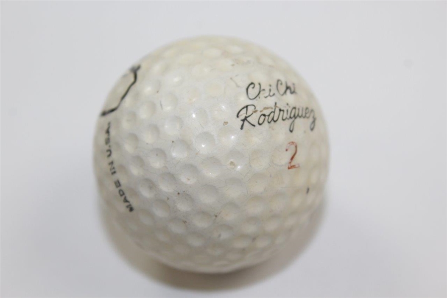 Chi-Chi Rodriguez Signed Personal Model Golf Ball JSA ALOA