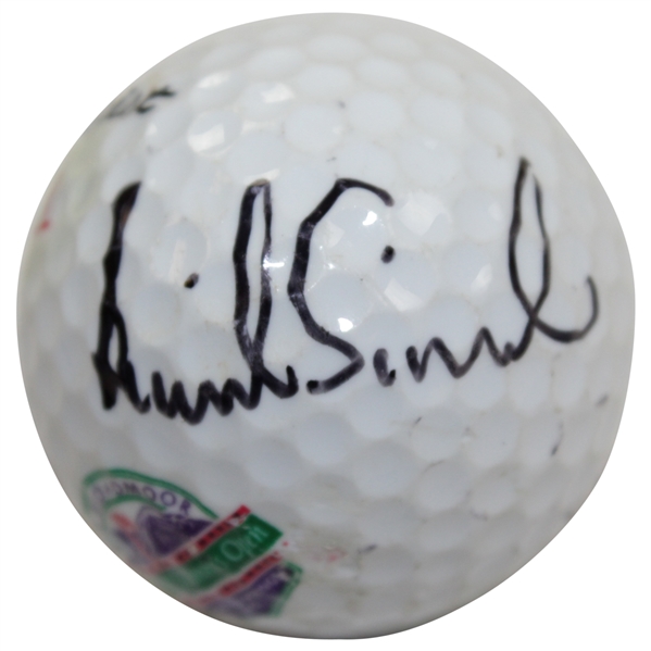 Annika Sorenstam Signed The Broadmoor 1995 Womens US Open Golf Ball JSA ALOA