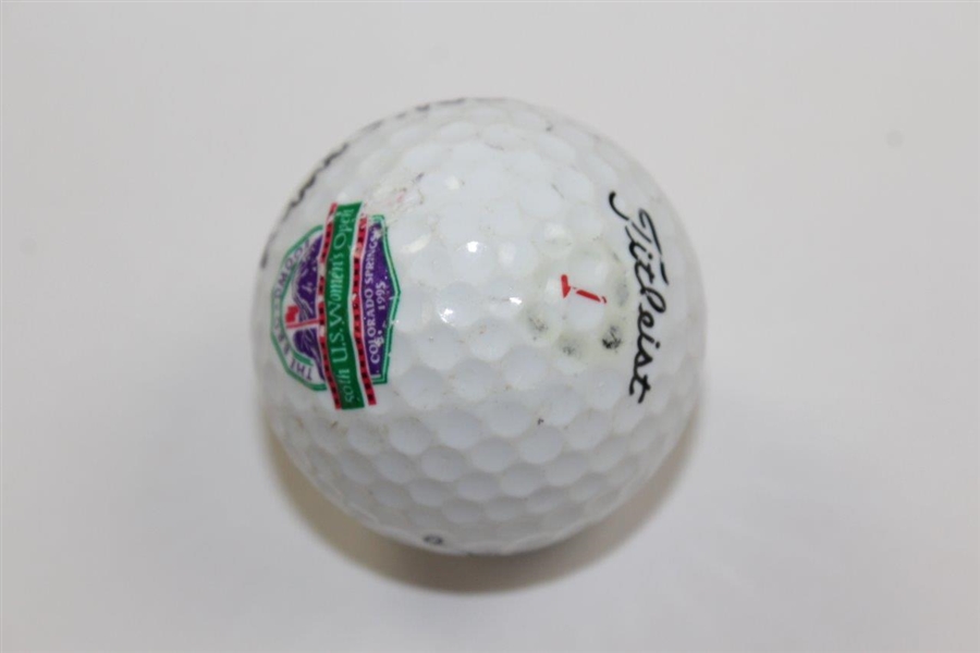 Annika Sorenstam Signed The Broadmoor 1995 Women's US Open Golf Ball JSA ALOA
