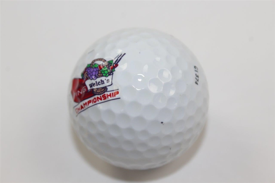 Beth Daniel Signed PING Welch's Championship Logo Golf Ball JSA ALOA