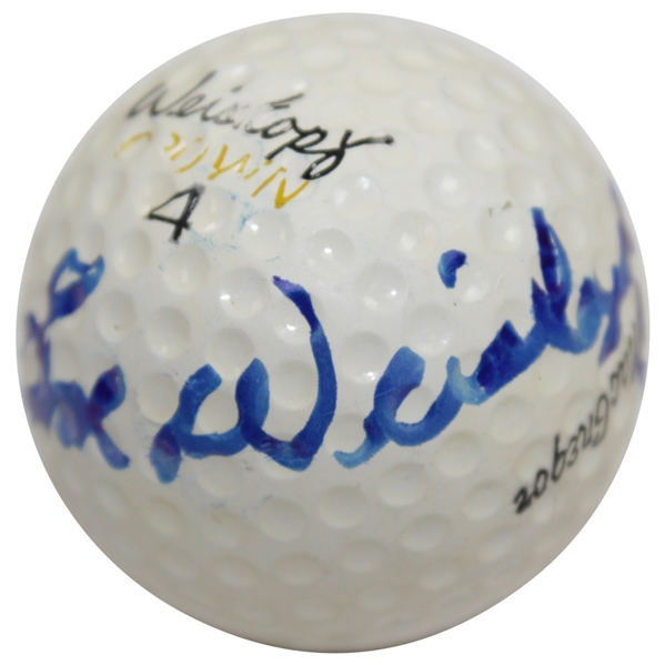 Tom Weiskopf Signed Personal Logo Golf Ball JSA ALOA