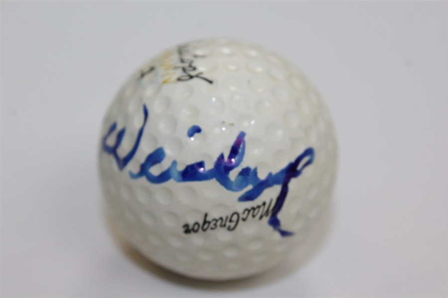 Tom Weiskopf Signed Personal Logo Golf Ball JSA ALOA
