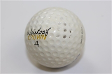 Tom Weiskopf Signed Personal Logo Golf Ball JSA ALOA