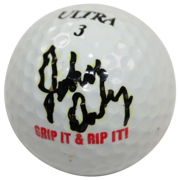 John Daly Signed Personal Wilson Grip It and Rip It Logo Golf Ball JSA ALOA