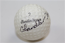 Chandler Harper Signed Personal Model Golf Ball JSA ALOA
