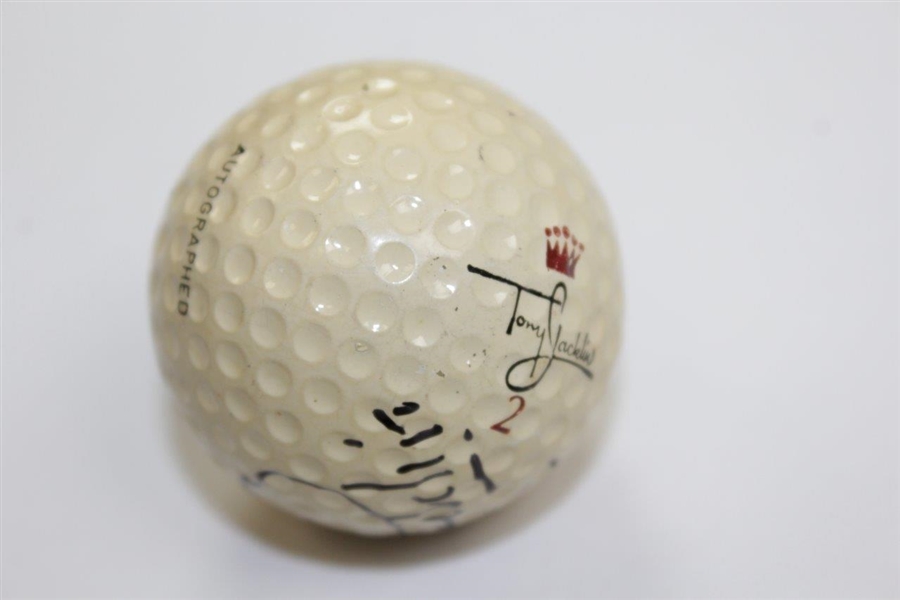 Tony Jacklin Signed Personal Model Golf Ball JSA ALOA