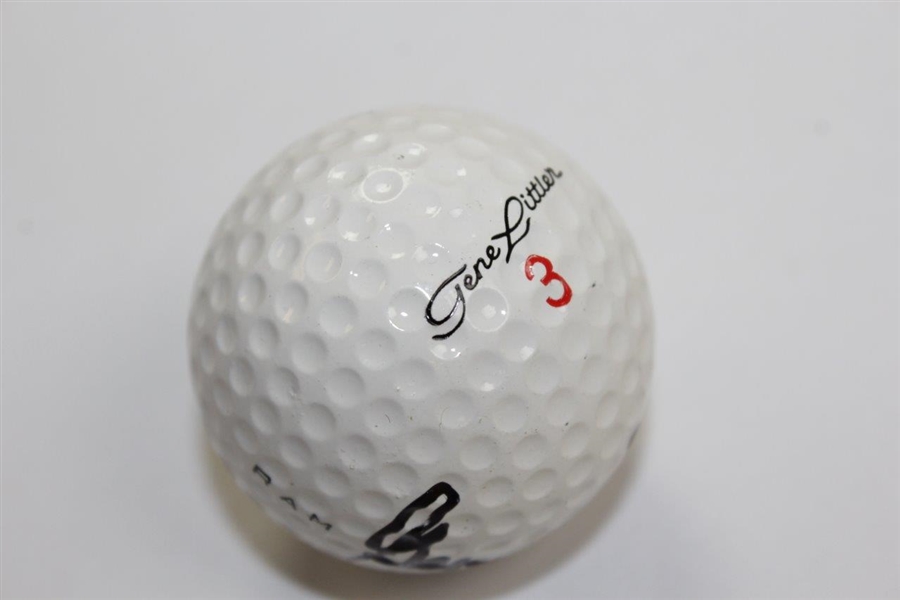 Gene Littler Signed Personal Model Golf Ball JSA ALOA