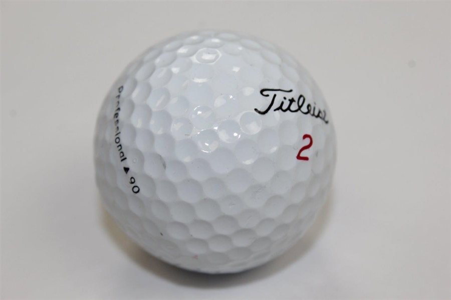 Sergio Garcia Personal Used Titleist Golf Ball