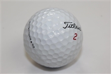 Sergio Garcia Personal Used Titleist Golf Ball