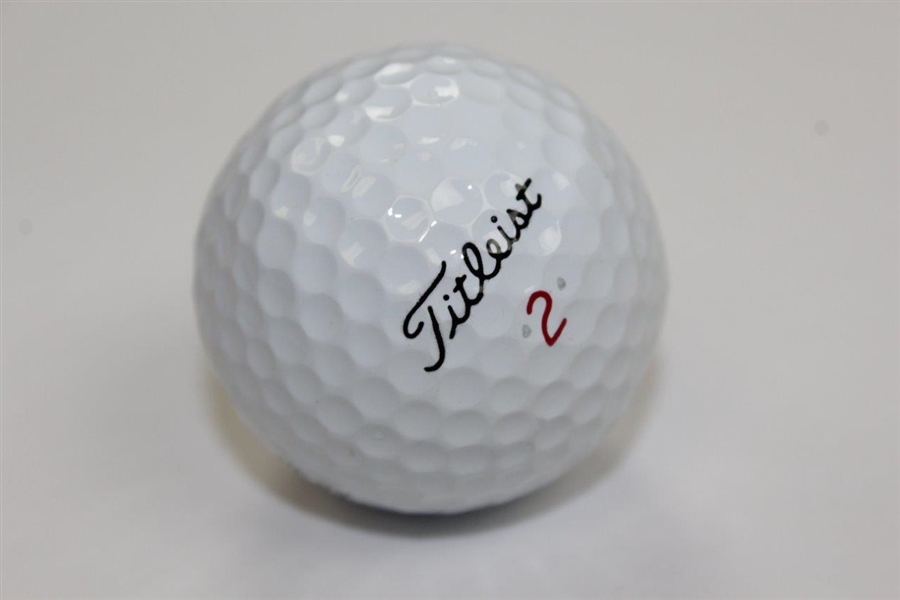 Sergio Garcia Personal Used Titleist Golf Ball