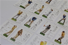 Full Set of Twenty-Five (25) 1939 Players Cigarette Golf Cards