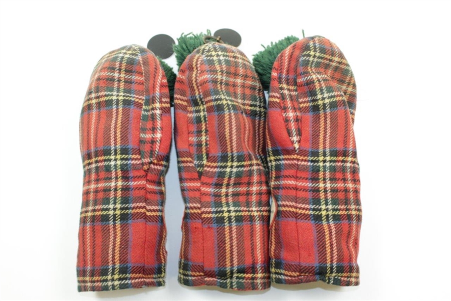 Set of 1989 OPEN Championship at Royal Troon Golf Club Headcovers - Three