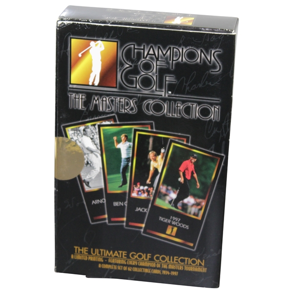 Unopened & Sealed Champions of Golf 'The Masters Collection' Golf Card Set - 1934-1997