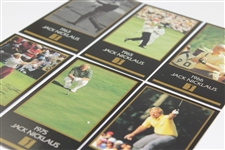 Six (6) Jack Nicklaus Champions of Golf Years of Victory Cards - 1963, 1965, 1966, 1972, 1975, & 1986