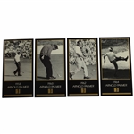 Four (4) Arnold Palmer Champions of Golf Years of Victory Cards - 1958, 1960, 1962, & 1964