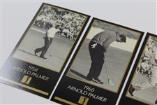 Four (4) Arnold Palmer Champions of Golf Years of Victory Cards - 1958, 1960, 1962, & 1964