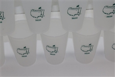 Twenty (20) Masters Tournament 2020 Logo Plastic Drinking Cups - Unused