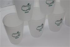 Twenty (20) Masters Tournament 2020 Logo Plastic Drinking Cups - Unused