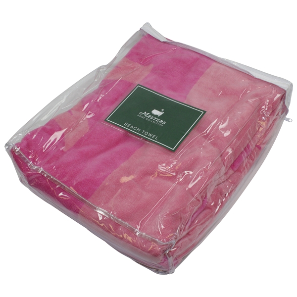 Masters Tournament Home Collection Lt Pink/Pink Beach Towel - Unopened