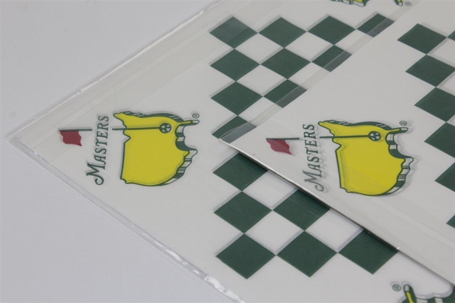 Twelve (12) Masters Tournament Logo 'Checkerboard' Napkins