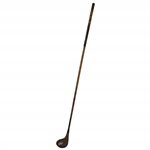 Spalding Gold Medal '23' Hickory Brassie Club with Sole Plate