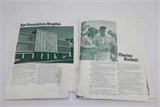 Roger Maris, Sarazen, Alan Shepard, Bear Bryant, & others Signed Charley Boswellis Program JSA ALOA