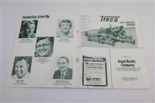 Roger Maris, Sarazen, Alan Shepard, Bear Bryant, & others Signed Charley Boswellis Program JSA ALOA