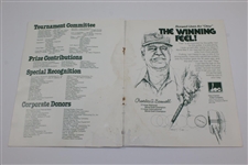 Roger Maris, Sarazen, Alan Shepard, Bear Bryant, & others Signed Charley Boswellis Program JSA ALOA