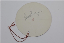 Gene Sarazen Signed 1958 Francis Ouimet Caddy Fund Exhibition Ticket JSA ALOA
