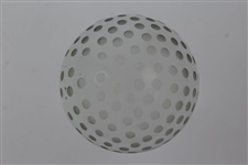 Tiffany & Co Luxury Leaded Crystal Art Glass Golf Ball Paperweight
