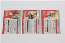 Arnold Palmer, Jack Nicklaus, & Gary Player 'Big 3' Signed Pro-Set Golf Cards JSA ALOA