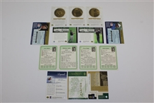 Fourteen (14) Signed Various Golf Cards by Watson, Player, & other JSA ALOA