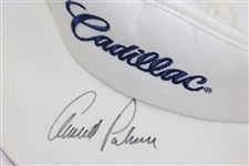 Arnold Palmer Signed White 'Cadillac' Visor JSA ALOA